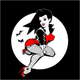 Illustration for article titled The Loveliness That Will Not Die: Sexy Vampire Pin-Up Art